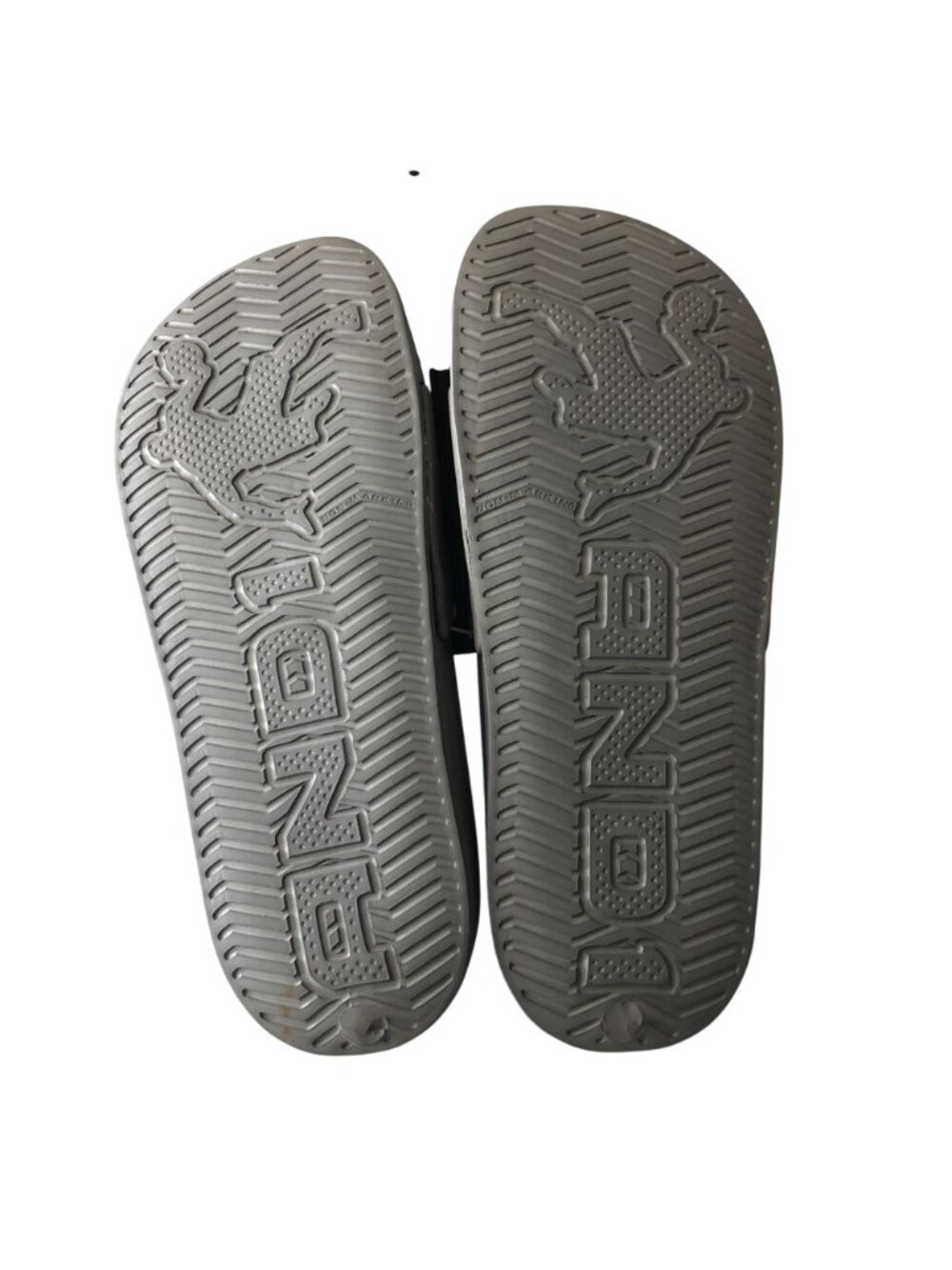 And1 Slide Sandals Rubber Logo Gray Mens Size 13 - Picture 3 of 4